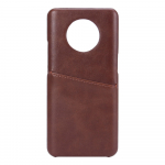 ONSALA Mobile Cover Brown with Cardpocket Oneplus 7T
