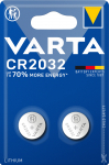 Varta CR2032 aku, 3 V, 2 tk, liitium (6032101402)