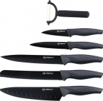 Alpina Alpina - INOX stainless steel knife set 6 pcs. (black)
