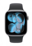 APPLE Watch Series 11 GPS 46mm Kosmiline Hall Alumiiniumkorpus Sportrihmaga (must) - M/L
