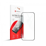 Kvenenud klaas iPhone'ile 16 PRO MAX / 17 PRO MAX Forcell Ultra Clear Glass must