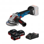 BOSCH Akunurklihvija GWS 18V-10 SC 3x5,0Ah CT