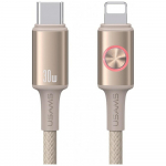 USAMS Huan seeria SJ753 30W USB-C ja USB-C 1,2m pikkune titaankaabel