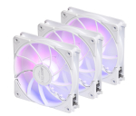 Blackstorm Luna UF120 ARGB PWM tagurpidi tuuletuspakett, valge, 120 mm, 3 tkki (UF-W-REV-3PACK)