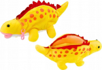 LEAN Toys Plush Dinosaur Pencil Case Storage Box Pendant Yellow