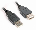 Omega AM-AF USB ekstensioonikaabel 3m must