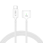 Tech-Protect MMC01 Ultraboost USB-C / USB-C MagSafe 3 140W 200cm kaabel MacBookile - valge