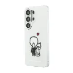 Karl Lagerfeld IML K AND CH tagasilogoga magnetmbris iPhone'ile ja Samsung Galaxy S26 Ultra'le, lbipaistev