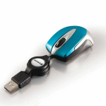 Verbatim Go Mini USB-A optiline hiir 1000 dpi sinine/sinine 49022