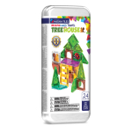 Magna-Tiles microMAGS Treehouse magnetiseeritud reisikukomplekt, 24 osa (90480)