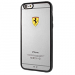 FERRARI Kvakott FEHCP6LBK iPhone 6/6S Plus vidusidu kilp lbipaistev must