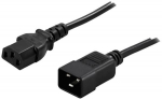 BLUEWALKER PowerWalker IEC 10A Verbindungskabel C20 - C13 (schwarz, 1,8 Meter)