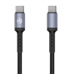 Tellur USB-C USB-C kaabel 3A 60W 1m, must