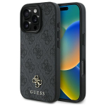 GUESS GUHMP16LP4SM4MK iPhone 16 Pro 6,3" must karbikott 4G Small Classic MagSafe