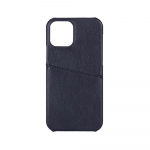 ONSALA Mobile Cover Black with Cardpocket iPhone 12 / 12 Pro