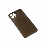 GEAR Mobile Cover Ultraslim Black Semitransparent iPhone 11 PRO