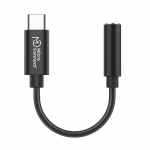 MicroConnect Premium USB-C to minijack Adapter, Black 13cm USB-C to
