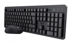 Trust TKM-360 keyboard Mouse included Office RF Wireless QWERTZ German Black