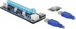 Delock 41426 Riser-kaart PCI x1 x16 USB