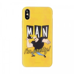 Cartoon Network Johnny Bravo silikoonkaitse Apple iPhone XR meestele