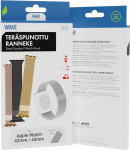 Wave terasest pimitud kevru, Apple Watch 42mm / 44mm, hbedane (-MB-AW-4244-SV)