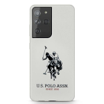 U.S. Polo Assn. US Polo USHCS21LSLHRWWH S21 Ultra G998 biay/valge Silikoonist logo
