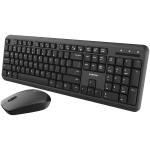 CANYON SET-W20, Wireless combo set,Wireless keyboard with Silent switches,104 keys, UK AND US 2 in 1 layout,optical 3D Wireless mice 100DPI black