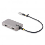 StarTech.com USB-C mittehendusadapter - 4K 60Hz HDMI w/ HDR - 3-pordi USB Hub - 100W energiakdude lbips - Toimib Chromebooki sertifitseeritud - Windows/macOS/iPadOS/Android