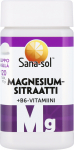 Sana-sol Magnesiumsitraatti + B6-vitamiini -tabletti, 120 tabl (5702071381365)