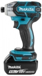 Makita DTS141RTJ prde-tmblivti 1/4 3200 p/min 40 Nm Must, Sinine 18 V