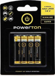 Powerton Alkalistiline AAA (LR03) 1,5V 4tk