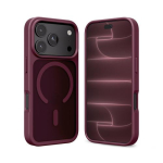 CRONG Hbriidne matt magnetiseeruv MagSafe iPhone 18 Pro Max / 17 Pro Max korpus (Burgundy)