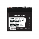 GREEN CELL Akku AGM VRLA 12V 55Ah IP54