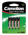 Camelion Akude, graanumi ja tsinku, AAA, 1.5V, R03, B4, 4 tkki.