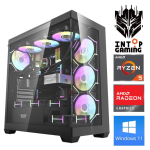 INTOP Ryzen 5 7500F 16GB DDR5 1TB SSD M.2 NVME+2TB RX9060XT 16GB WIN11Pro