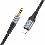 Kaabel AUX Lightning Jack 3,5 mm Hoco 1 m UPA26 must