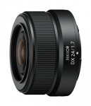 Nikon NIKKOR Z DX 24mm f/1.7 Kompaktkaamera Laiendusobjektiiv Must