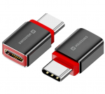 Swissten DataGUARD laadimisadapter andmeblokeerimisega, USB-A kuni USB-C
