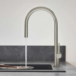 Hansgrohe Talis M54 210 1jet Pull-Out Spout Stainless Steel