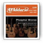 D''Addario DAddario EJ15 eelviisraua keeled akustilisele kitarrille, 6 tk
