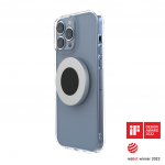 Just Mobile AluDisc mini magnet-alumiinium seinakinnitus nutitelefonidele kuni 8 tolli, hildub MagSafe'iga, 2-pakend Magnetiline