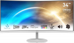MSI Pro MP341CQWDE 34 AND quot; VA 21:9 Curved White