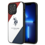 U.S. Polo Assn. US Polo USHCP14LPSO3 iPhone 14 Pro 6.1" biay/white Tricolor Embossed