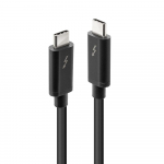 Lindy Thunderbolt 3 Kabel, 20 Gbit/s (schwarz, 1 Meter)