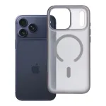 Case for iPhone 17 Pro Max / 18 Pro Max Flexline Mag Cover compatible with MagSafe gray