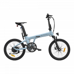 Folding electric bicycle ADO A20S AIR with front suspension, blue