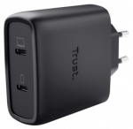 TRUST Ldtjs Maxo 65W Black USB-C + 2m USB-C kabel