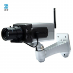 Riff RF-DM1 CCTV IR Outdoor Security Fake Camera with motion detection AND amp; mooving tilt 3x AA battery Silver
