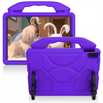 eSTUFF iPad 9.7 (All Models) Purple HANDY Kids Case with handle
