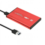 Qoltec Kvaketta adapter USB3.0 HDD / SSD 2,5 SATA3 punane